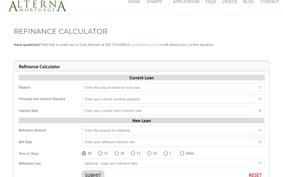 Announcing our Refinance Calculator